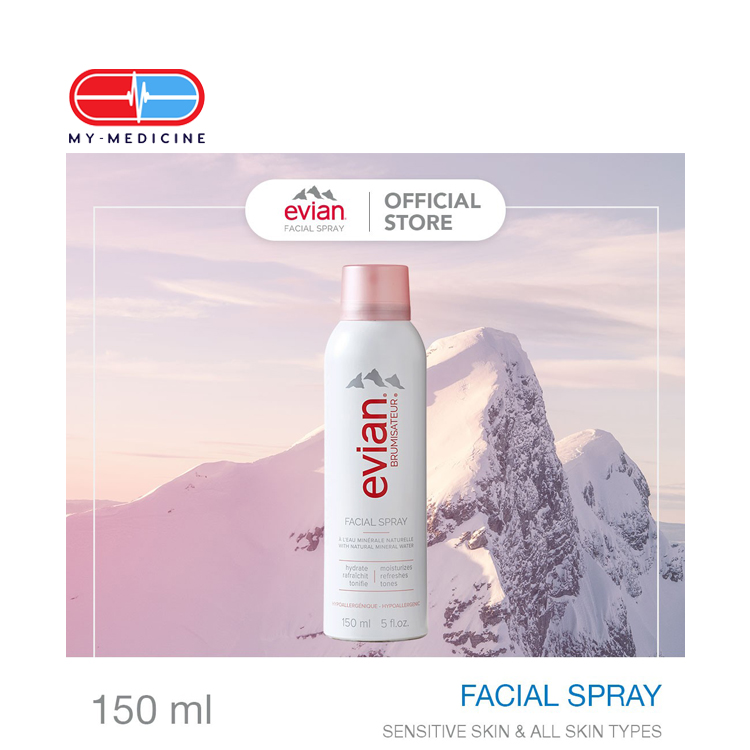 Evian Facial Spray Natural Mineral Water Facial Spray