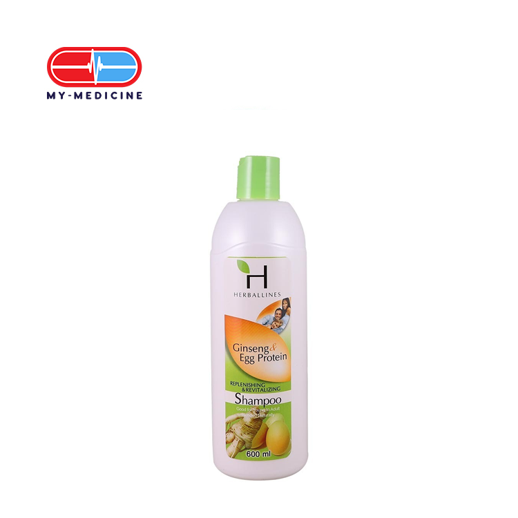 Herballines Replenishing & Revitalizing shampoo (Ginseng & Egg protein) 600 ml