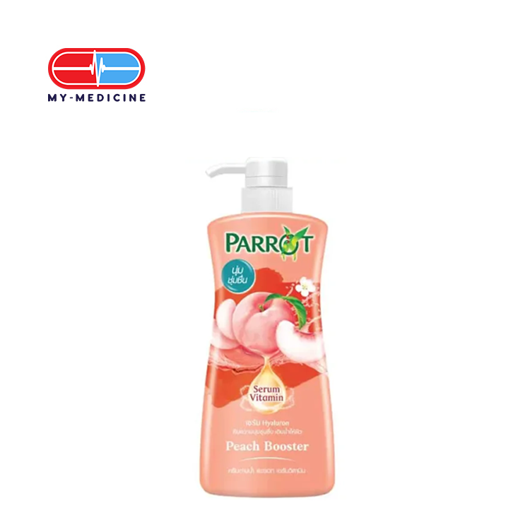 Parrot Peach Booster Serum Vitamin Shower Cream 450 ml