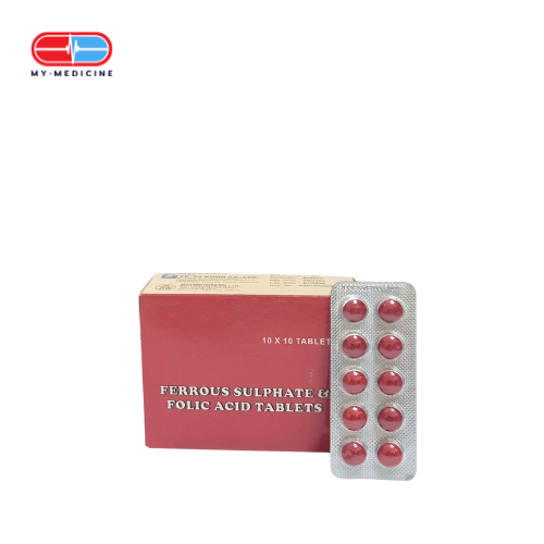 Ferrous sulphate 200mg + Folic acid 0.4mg