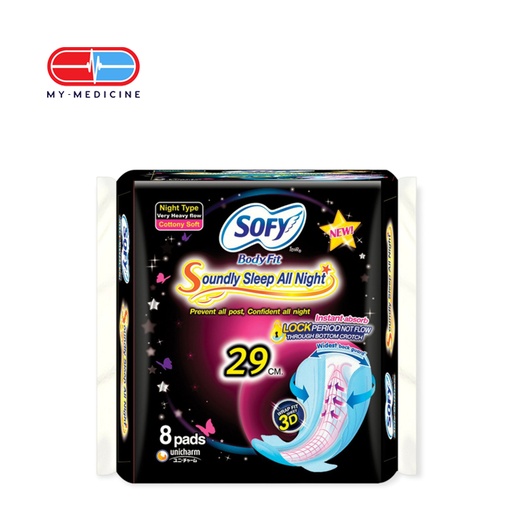 [CP140019] Sofy BodyFit Night 29 cm (8 Pieces)