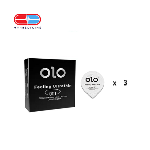 [CP020029] olo Original Black 001 Ultrathin Condom