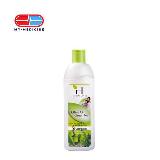 [CP050067] Herballines Sun protection & Moisturizing Shampoo (Olive Oil & Green Tea) 600ml